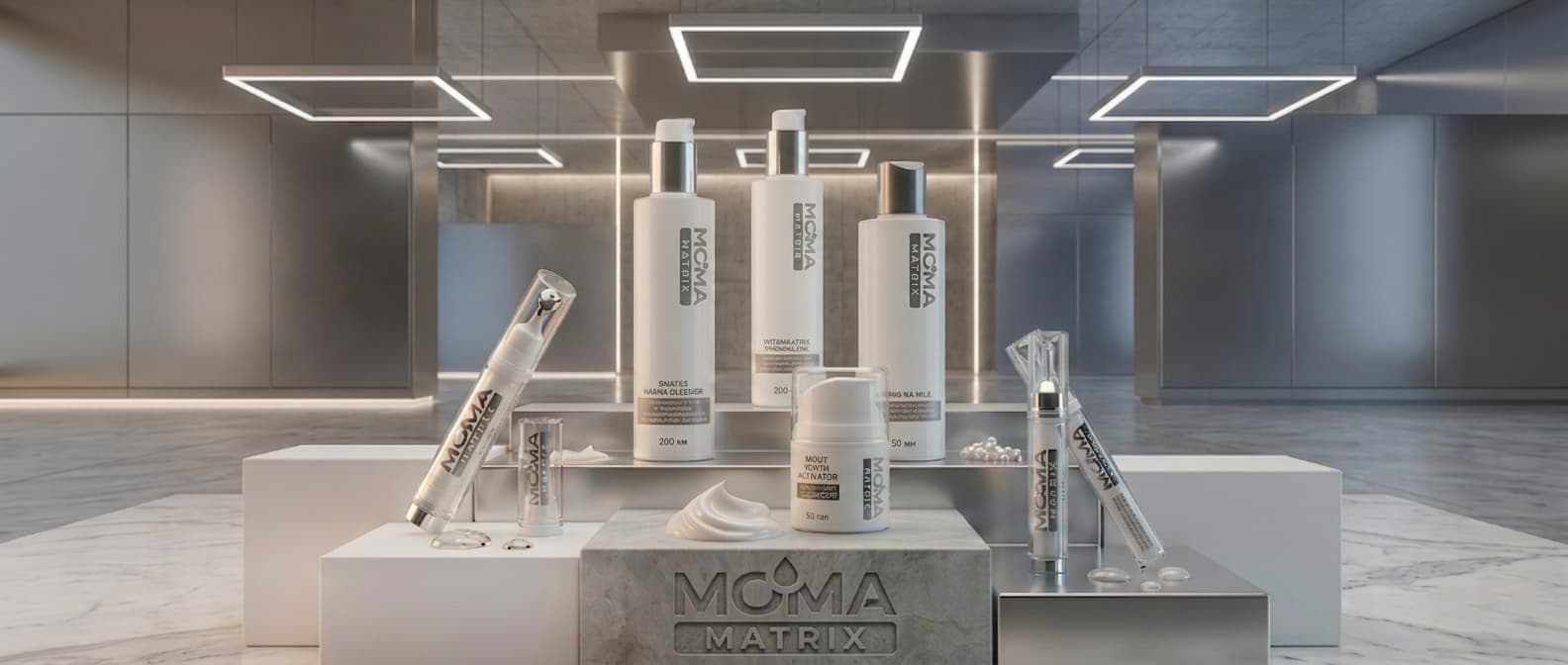 Ритуал MOMA MATRIX — очищение, термальная вода, anti-age комплекс, активатор молодости и уход за глазами