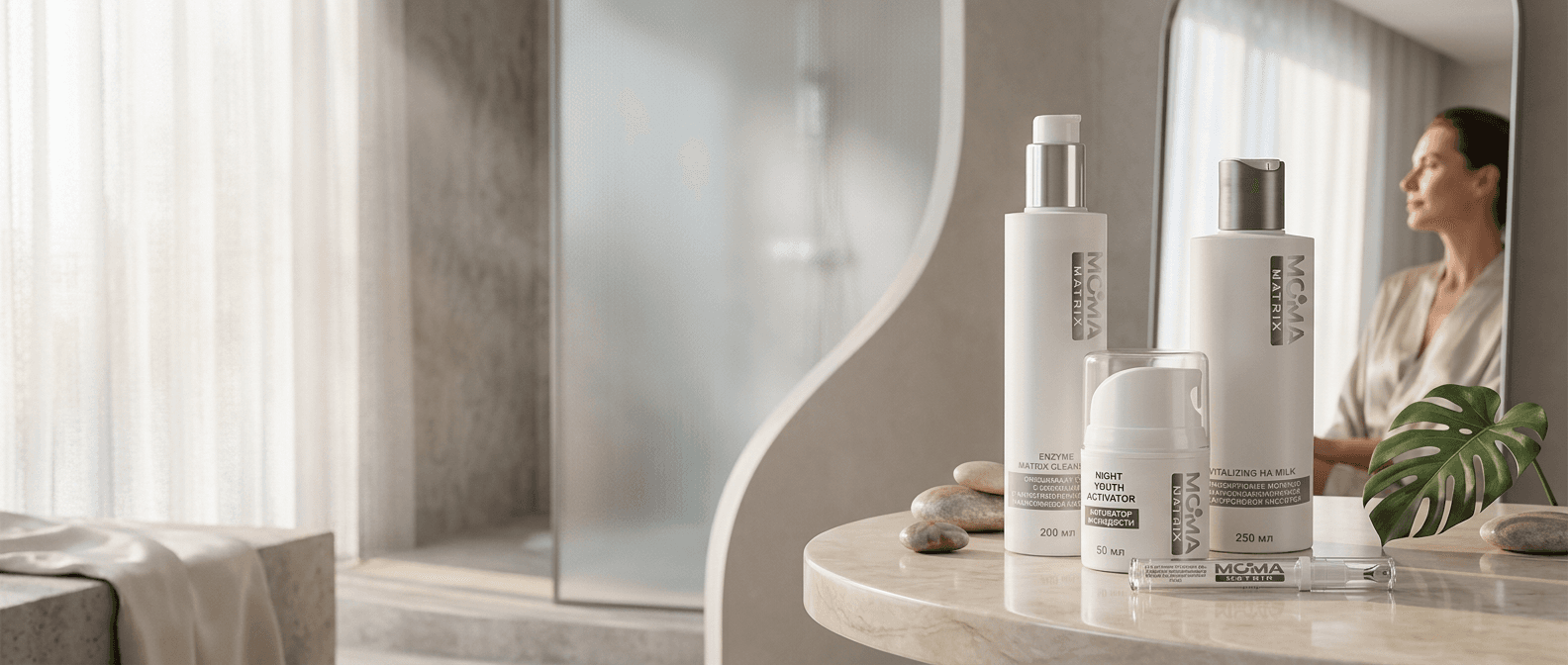 Ритуал MOMA MATRIX в ванной комнате — атмосфера домашнего SPA