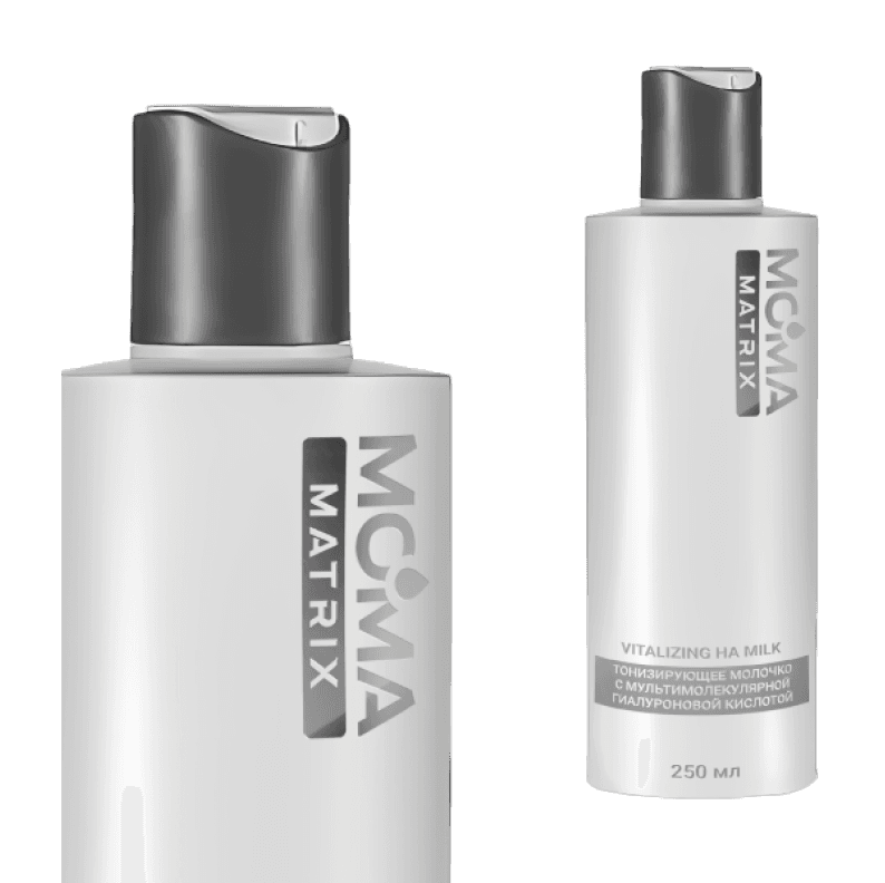 Тонизирующее молочко MOMA MATRIX с мультимолекулярной гиалуроновой кислотой, 250 мл